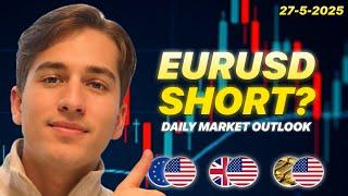 EURUSD SELL TODAY? | Daily Forex Market Outlook: EURUSD, GBPUSD, GOLD, DXY & More | Ep. 650