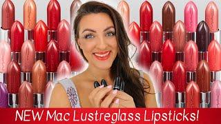 NEW MAC LUSTREGLASS LIPSTICKS!!