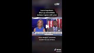 Laura Ingraham: shut up and dribble (unless I agree with you)