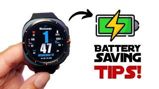 How to Improve Battery Life on Galaxy Watch Ultra!