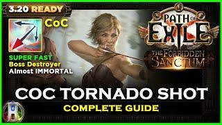 PoE 3.20 COC TORNADO SHOT DEADEYE - COMPLETE GUIDE - POE THE FORBIDDEN SANCTUM - POE BUILDS