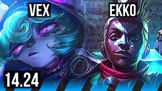 VEX vs EKKO (MID) | 5/0/5 | KR Diamond | 14.24