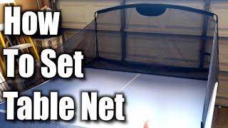 How To Set Up Your iPong Carbon Fiber Table Tennis Ball Catch Net