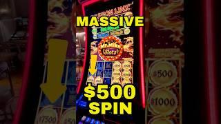  $500 SPIN MASSIVE JACKPOT  THIS THING IS ON FIRE #shorts #fyp #casino