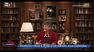 Fiorello, il Rose d'Or: lo show "british" con l'aiuto dell'IA - La Vita in Diretta 03/12/2024