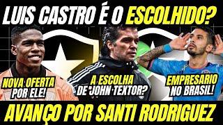 LUIS CASTRO NO BOTAFOGO? TREINADOR APARECE COMO POSSIBILIDADE DE NEGÓCIO |BOTAFOGO AVANÇA POR SANTI