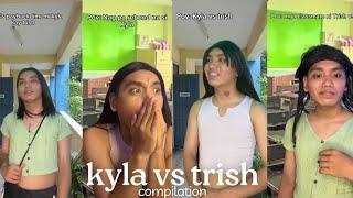 KYLA VS TRISH FUNNY TIKTOK COMPILATION