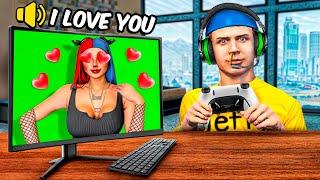 E GIRL Has A Crush On Jeffy In GTA 5!