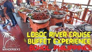 Buffet at Loboc River Cruise Floating Restaurant | Loboc Municipality, Bohol Province, Philippines