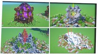 Minecraft: 7 Custom Beacon Designs! [Beacon Designs & Inspiration]