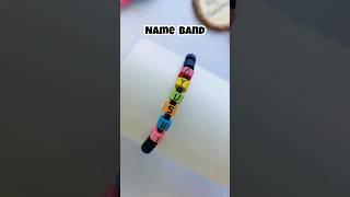 From Paper ?? Name Friendship Band #diy #friends #art #papercraft