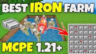 Best Iron Farm Minecraft Pocket Edition!