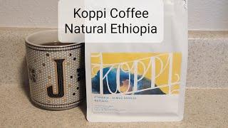 Koppi Coffee Review (Helsingborg, Sweden)- Natural Ethiopia Almaz Sahille