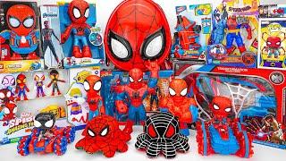 Marvel's Spider-Man series Unboxing, Spider-Man action dolls, glowing Spider-Man electric toy gun