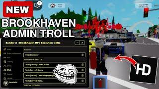 New Brookhaven Troll SanderX HUB FE Admin Commands Script Hack |Hydrogen,Fluxus,Arceus x Mobile