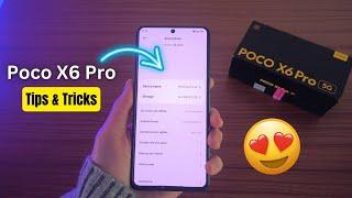 Poco X6 Pro Useful Tips & Tricks  | Useful Settings & features in Poco X6 Pro & HyperOs Update