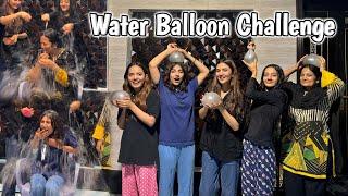 Funny water balloon challenge | who is the winner? | Hira Faisal | Sistrology