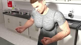 The Lab - Part 1 (Muscle Growth Animation)