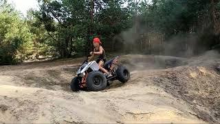 Kayo Storm A150 A180 CVT China Quad Kid Rider ATV GoPro Cam