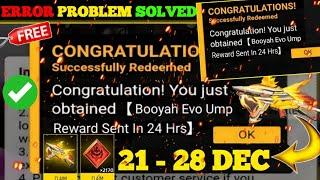 FREE FIRE REDEEM CODE TODAY 22 DECEMBER REDEEM CODE FREE FIRE | FF REDEEM CODE TODAY 22 DECEMBER