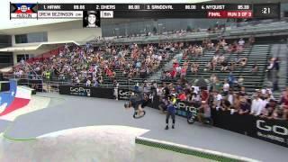 Drew Bezanson wins BMX Park silver