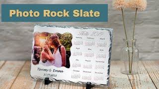 Sublimation Blanks Personalized Photo Rock Slate