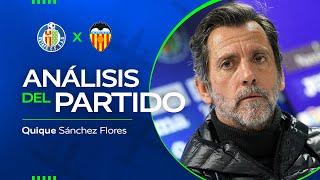 Rueda de prensa de Quique Sánchez Flores tras el Getafe vs Valencia