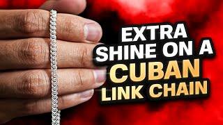 4mm Diamond Cut Cuban Link Chain