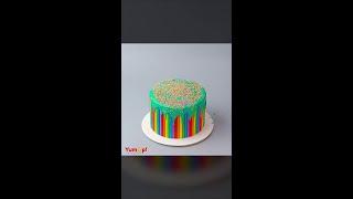 Tsunami Cake | Decorative Fancy Cake Ideas | #shorts #caketikotk #yumup #satisfyingideas