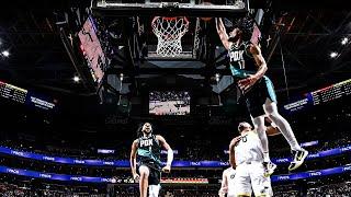 Shaedon Sharpe shows off his INCREDIBLE vertical on this dunk 