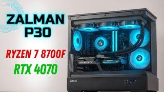 Zalman P30 V2 Micro ATX 4K Gaming Build | Ryzen 7 8700F & RTX 4070