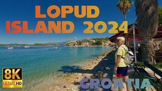 Lopud Island, Croatia | 8K Walkthrough (2024)