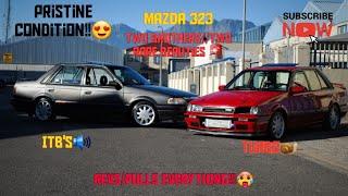 Turbo + N/A Mazda 323's|| A brothers dream