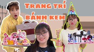 Người Mẹ Thiên Vị - Thử Thách Các Con Trang Trí Bánh Kem | Tuyết Tuyết TV