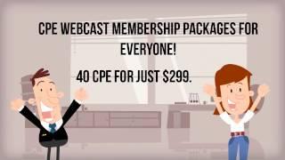 NASBA Approved CPA CPE Webcasts