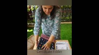 Get organized with these awesome certificate folders!