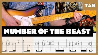 Iron Maiden - Number of the Beast - Guitar Tab | Lesson | Cover | Tutorial