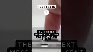 Tech Fact - Texting Revolution: Unveiling the First Text Message in History! #shorts