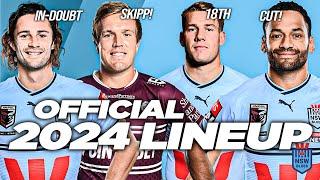 The Official 2024 NSW Blues team for State of Origin Game 1