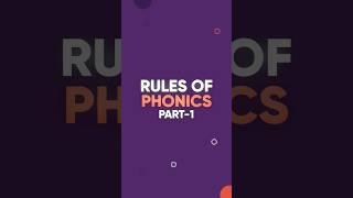 NEW SERIES ALERT - Rule of Phonics Part 1