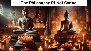 The Philosophy Of Not Caring