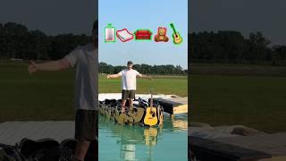 Will A Guitar Boat Hold My Weight?#mrbeast #shorts #tranding #short