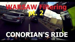 KTM 690 SMC-R Warsaw trafic filtering pt. 2 | Conorian's Ride