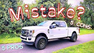 5 Pros 5 Cons To Daily Driving My 2022 Ford F350 Diesel