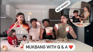 MUKBANG WITH Q & A Wallad & Yeahbert (Ghin & Swerab) May nagalit?!