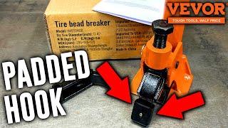 VEVOR Tire Bead Breaker Review on Aluminum Wheels