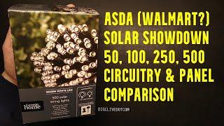 ASDA/Walmart George brand solar light showdown