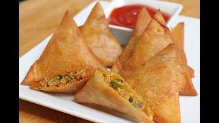 Easy Chicken Samosa Recipe - Iftar Recipe