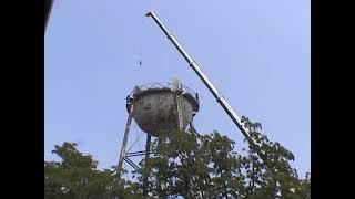 Water tower demolition Hudson, Ohio. 2004?