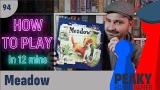 How to play Meadow board game - Full teach - Peaky Boardgamer